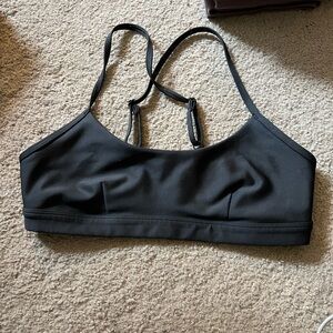 Alo sports bra gray size small